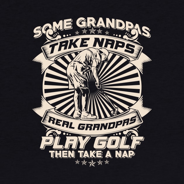 Funny Golfing Grandpa Golf Golfer Gift by Dolde08